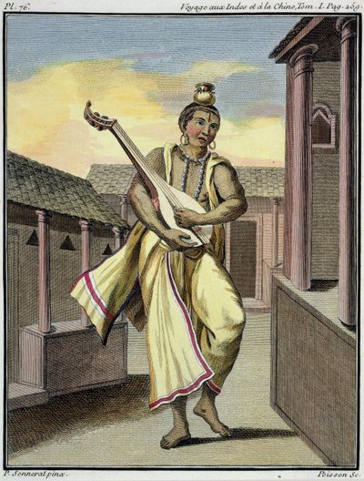 Musician with Indian Lute, from 